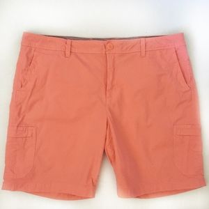 Eddie Bauer Pink Slightly Curvy 7.5” Shorts